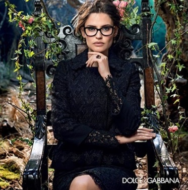 Бьянка Балти в промокампании очков Dolce & Gabbana осень 2014